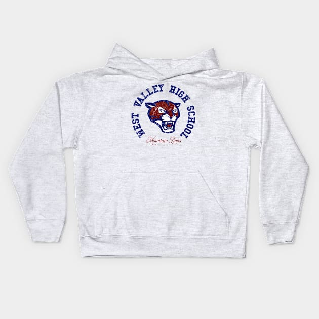 West Valley High School Kids Hoodie by MikesTeez